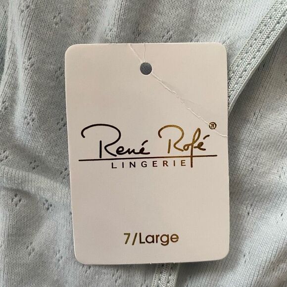 Rene Rofe Lingerie women 7/L 100% cotton 3 bundle lace trim bikini briefs - Picture 11 of 12